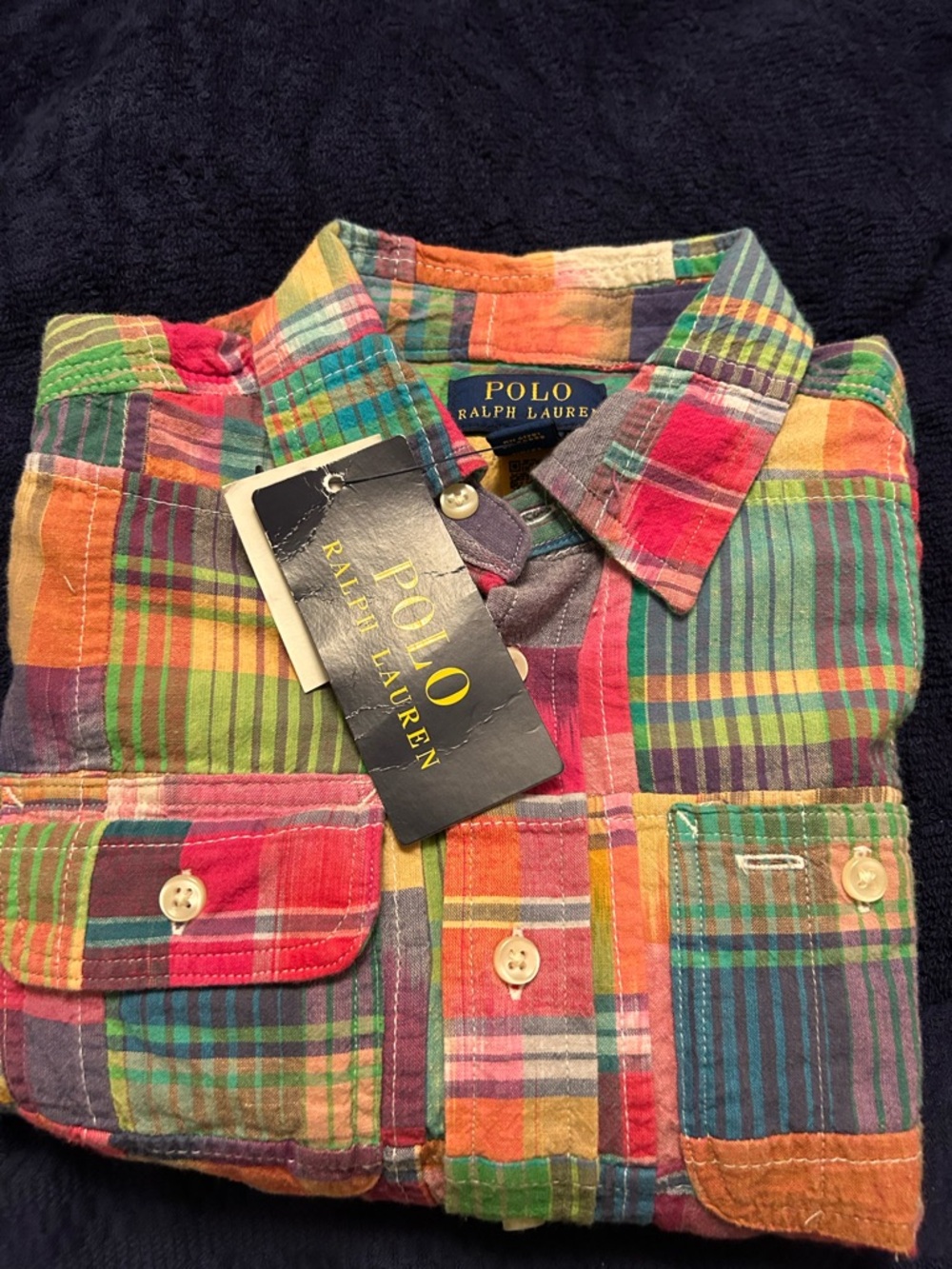 Polo by Ralph Lauren Multicolor Patchwork Plaid Men’s Shirt